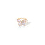 Acrylic Butterfly Adjustable Transparent Ring - Trendy Fashion for Girls