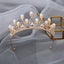 Butterfly Crystal Pearl Bridal and Princess Headband