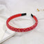 Women's Rhinestone Beaded Wide Hairband - Versatile Anti-Slip Headband