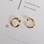 Geometric Alloy Plated Irregular Ear Cuff Clips for Women