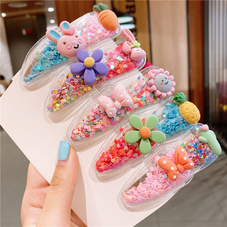 Children's Cute Daisy and Colorful Cartoon Hairpin Set