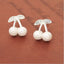 Asymmetric Rhinestone & Pearl Butterfly Stud Earrings - Korean Fashion Trend