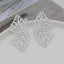 Exaggerated Hollow Butterfly Wings  Trend Fan-shaped Creative Earrings Wholesale