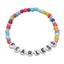 Simple Style Irregular Glass Letter Beads Kid's Bracelet Set