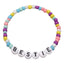 Simple Style Irregular Glass Letter Beads Kid's Bracelet Set