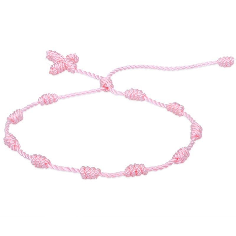 Simple Silk Thread Braided Friendship Bracelet for All Ages