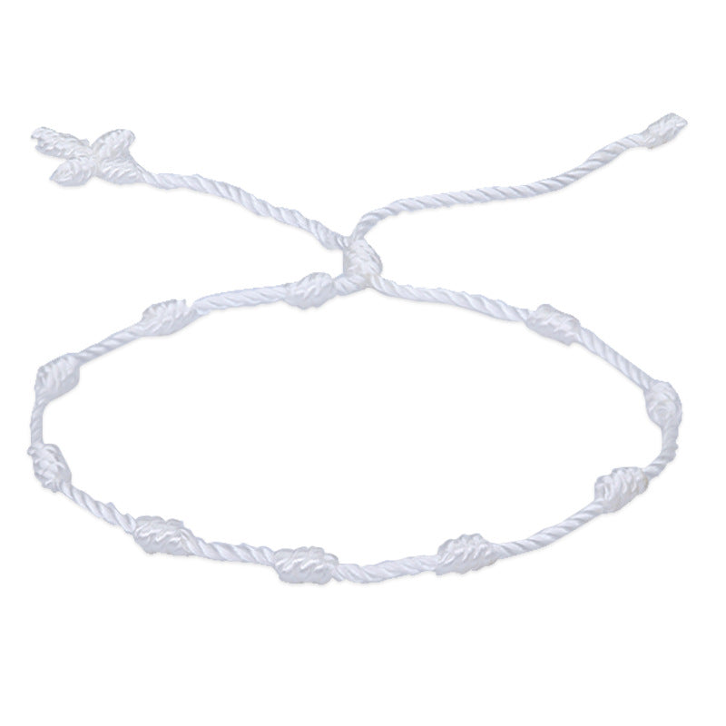 Simple Silk Thread Braided Friendship Bracelet for All Ages