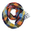 Women's Classic Color Block Imitation Cashmere Scarf with Pocket Zipper