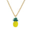 Simple Fashion  Rhinestone Alloy Fruit Christmas Series Necklace