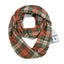 Women's Classic Color Block Imitation Cashmere Scarf with Pocket Zipper