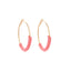 IG Style Alloy Knitting Miyuki Beads Women'S Hoop Earrings