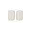 Vintage Geometric Enamel Square Stud Earrings with 925 Silver Needle