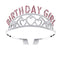 Women's Classic Crown Alloy Hair Band and Sparkling Diamond Party Headband Set