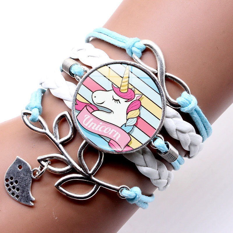 Fashion Alloy Unicorn Infinity Love Women's Bracelet