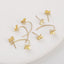 2 Pieces 14k Gold Plated Copper Butterfly Hook Earrings for DIY Jewelry Making