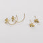 2 Pieces 14k Gold Plated Copper Butterfly Hook Earrings for DIY Jewelry Making