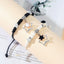 Fashion Star Alloy & Pentagram Diamond Knot Couple Bracelets Set