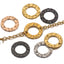 20 PCS Stainless Steel Circle Connector Charms for DIY Jewelry Making