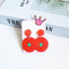 Cute Cactus Rabbit Ice Cream Acrylic Clip-On Earrings for Girls