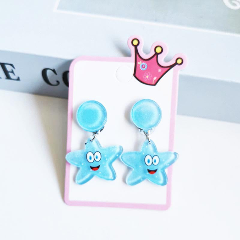 Cute Cactus Rabbit Ice Cream Arylic Girl's Drop Earrings