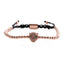 Lion Head Wheel Copper Bead Bracelet Set - Customizable Jewelry Collection