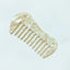 Retro Geometric Acetate Hair Comb - Fashionable Anti-Static Styling Tool