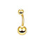 Fashion Geometric Zircon Inlay Stainless Steel Belly Ring