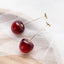 Cherry Fruit Resin Alloy Women's Earrings