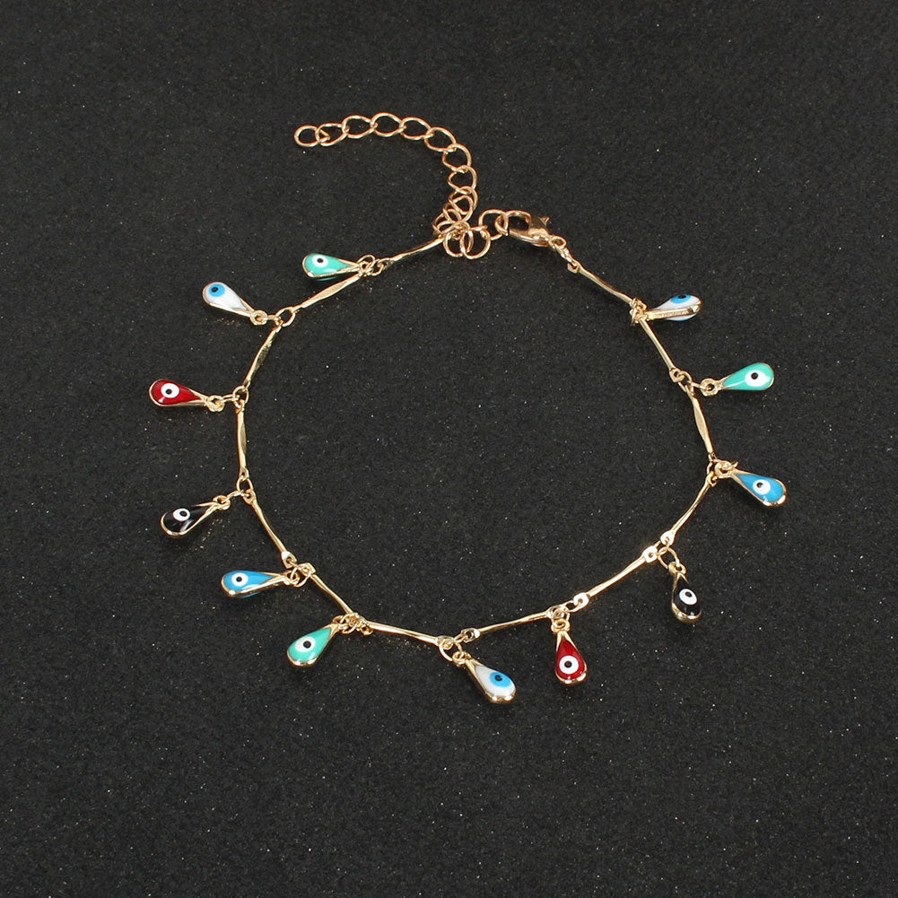 Fashion Butterfly Star Evil Eye Anklet Bracelet