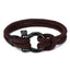 Stainless Steel Braided Men's Bracelet with Horseshoe Clasp