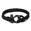 Stainless Steel Braided Men's Bracelet with Horseshoe Clasp