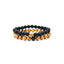 Fashion Micro-inlaid Zircon Crown Volcanic Stone Bracelet NHPF150546