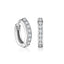 DIY Ear Clip Accessories Micro Inlaid Zircon Texture Ear Ring Can Match Tag Earrings Accessories White Diamond Earrings