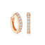 DIY Ear Clip Accessories Micro Inlaid Zircon Texture Ear Ring Can Match Tag Earrings Accessories White Diamond Earrings