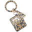 Fashion Snakeskin PU Leather Tassel Keychain Bracelet Wallet