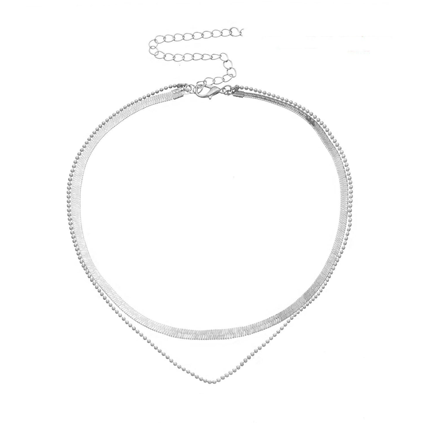 Lady Streetwear Geometric Alloy Plating Women's Layered Necklaces