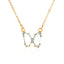 Elegant Crystal Butterfly Pendant Necklace for Women