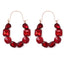 Geometric Zirconia Inlaid Statement Earrings