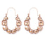 Geometric Zirconia Inlaid Statement Earrings