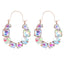 Geometric Zirconia Inlaid Statement Earrings