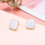 Retro Square Arylic Women'S Ear Studs 1 Pair