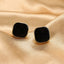 Retro Square Arylic Women'S Ear Studs 1 Pair