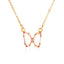 Elegant Crystal Butterfly Pendant Necklace for Women