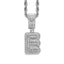 Simple Style Hip Hop Zircon Letter Pendant Necklace