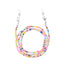 Versatile Multi-Color Beaded Eyeglasses and Mask Chain Set - 9 Pieces