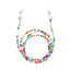 Versatile Multi-Color Beaded Eyeglasses and Mask Chain Set - 9 Pieces