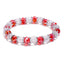 Fashion Geometric Crystal Beaded Elastic Bracelet for Women