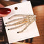 Retro Skull Hand Claw Rhinestone Hair Clip