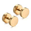 Simple Style Round Stainless Steel Plating Earrings 1 Piece