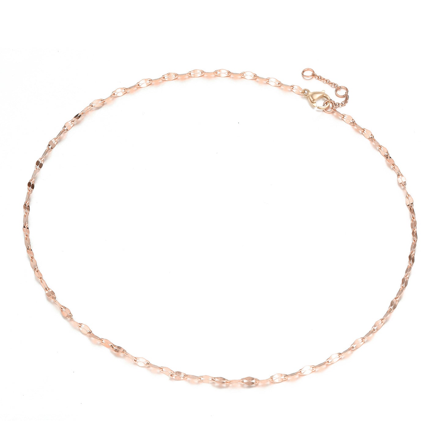Jewelry Single Layer Chain Necklace Female Creative Stainless Steel Accessories Necklace 316L Clavicle Chain